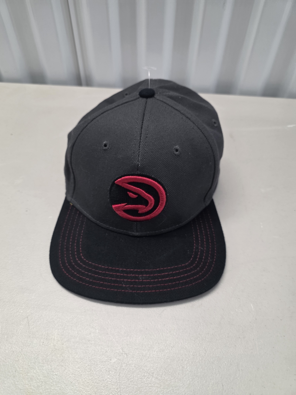 Kids Black and Charcoal Basketball Logo Snapback Hat